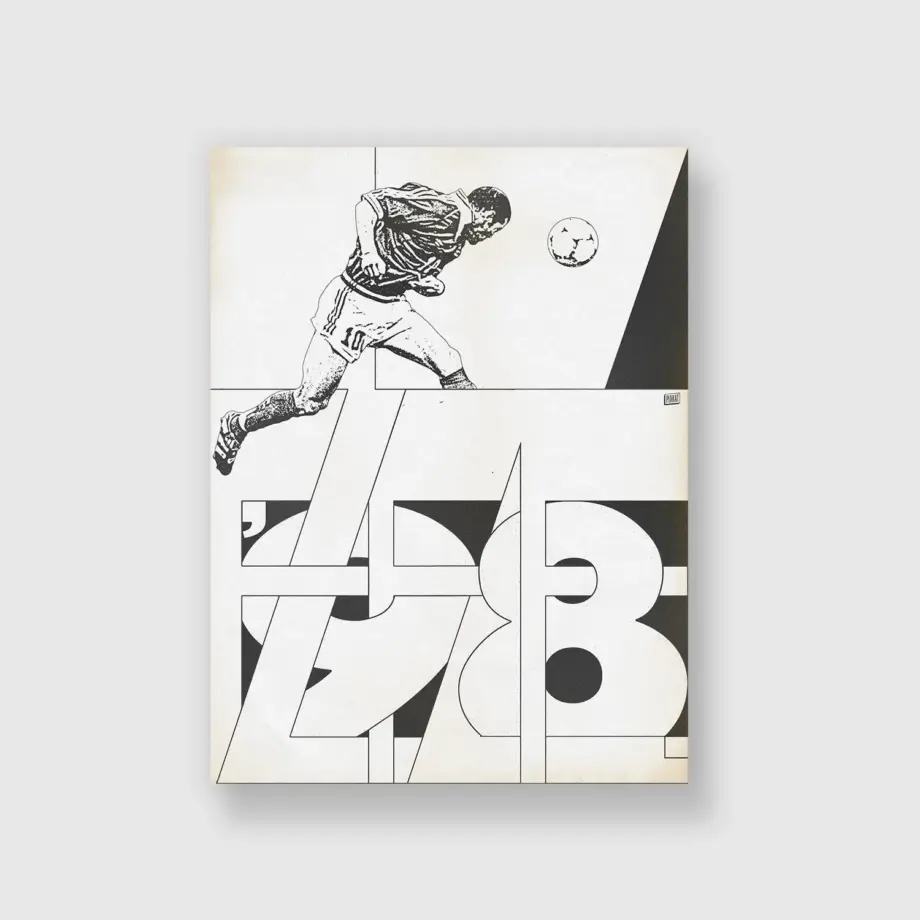 Affiche  » Zizou 2  » – Kubbick