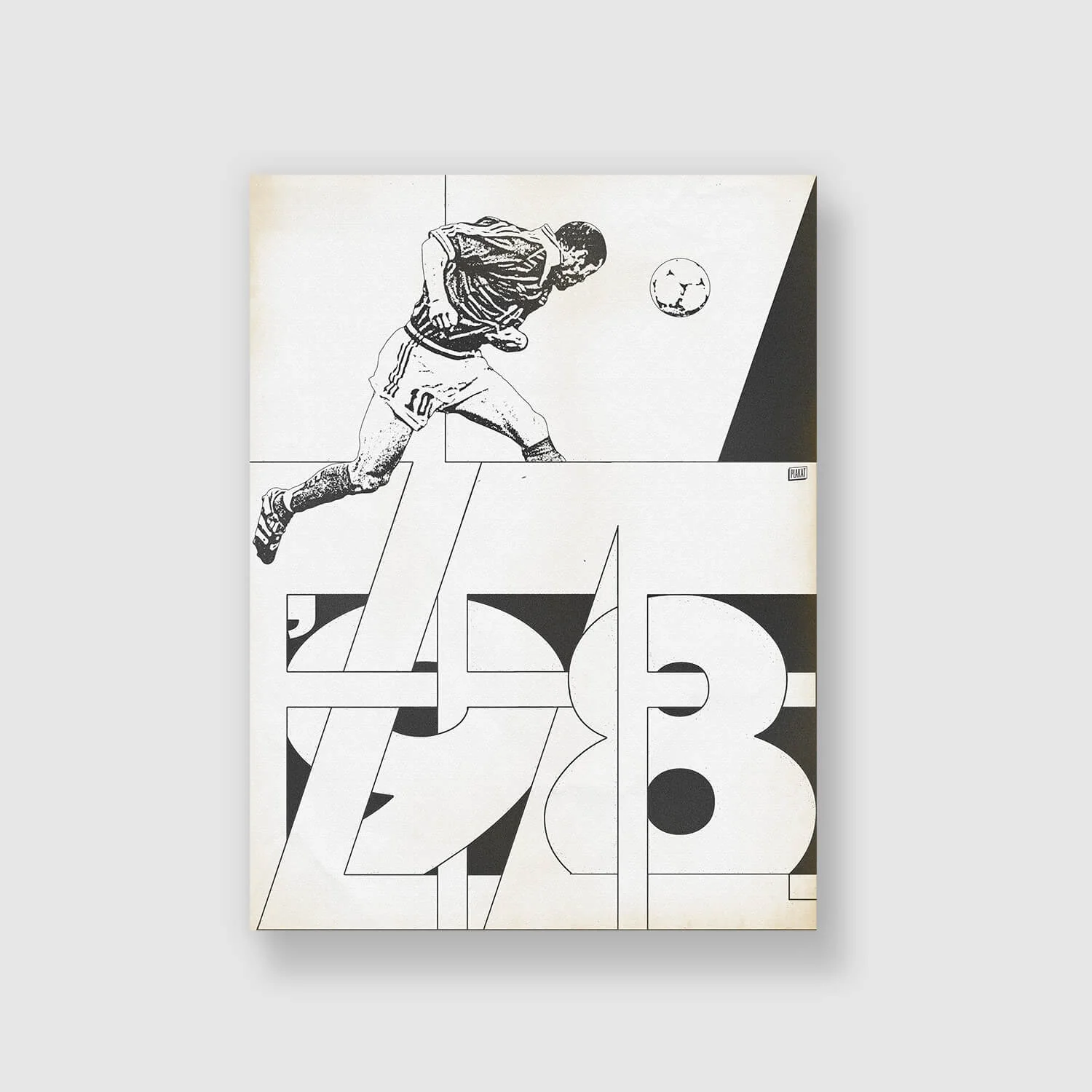 Affiche L’Equipe Zizou 2 – Kubbick (Plakat)
