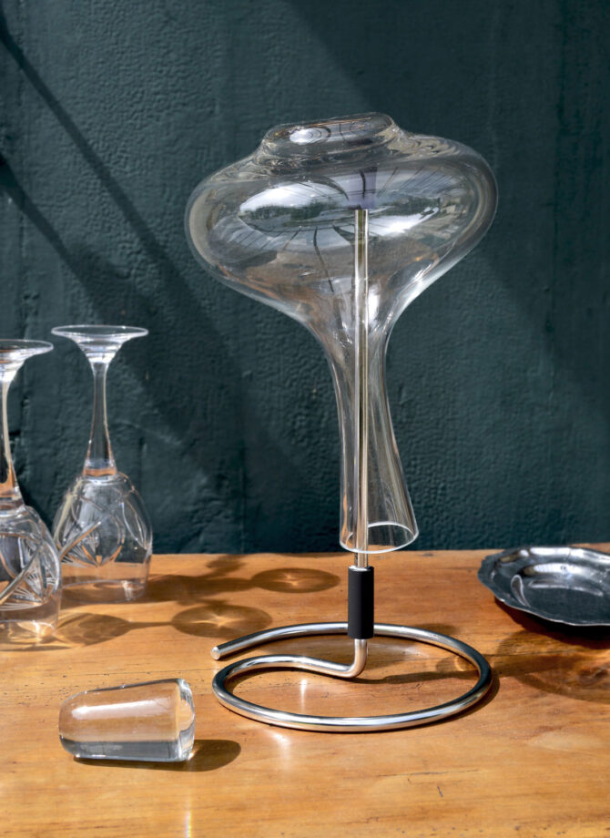 Égouttoir à carafe On/Off – L&rsquo;Atelier du Vin