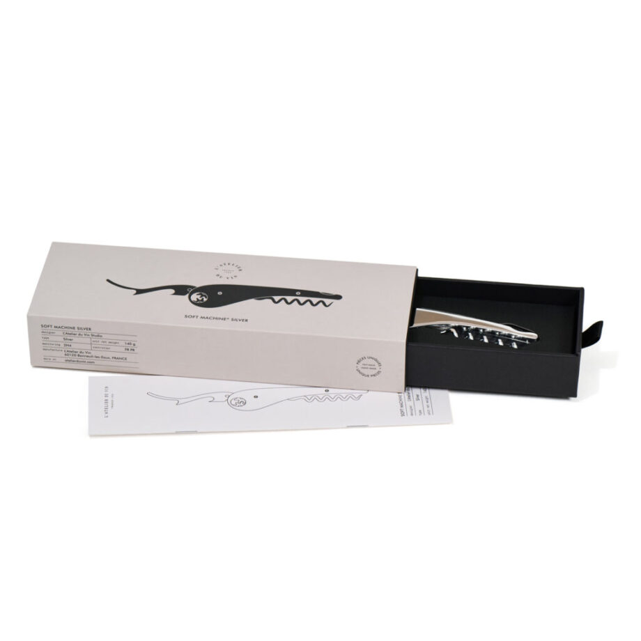 Tire-bouchon Soft Machine Silver – L&rsquo;Atelier du Vin