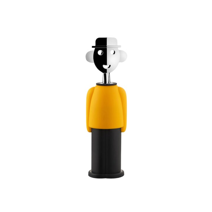 Tire-bouchon Jaune et Noir Alessandro M. – Alessi