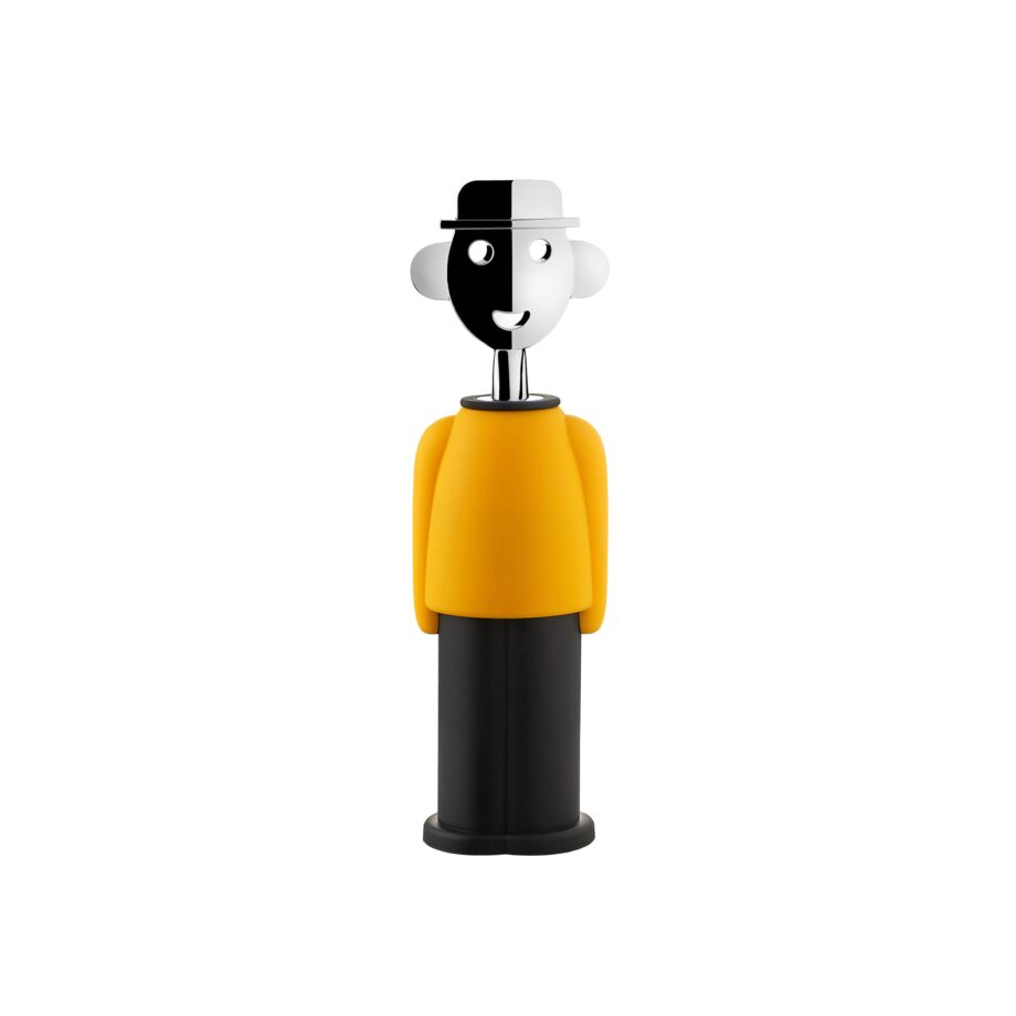 Tire-bouchon Jaune et Noir Alessandro M. – Alessi