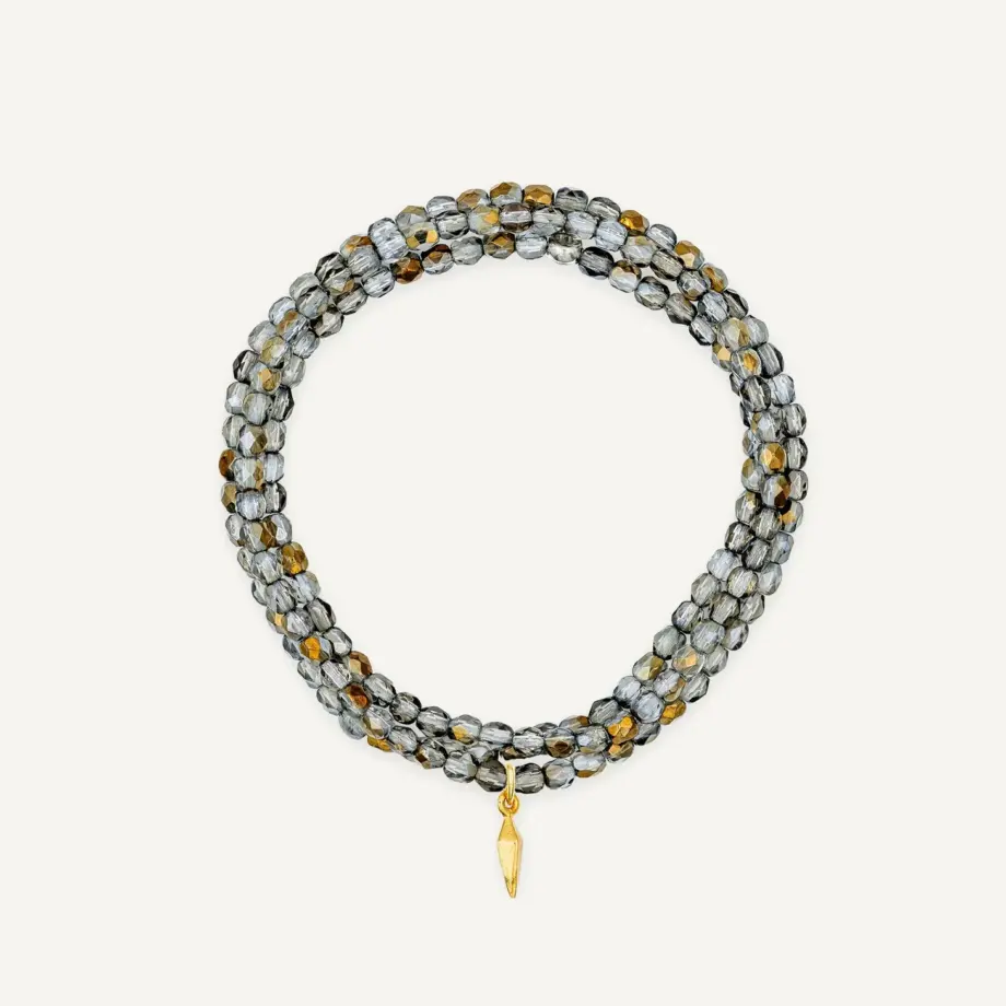 Bracelet 3 tours Crsital Spike – Têtes Blondes