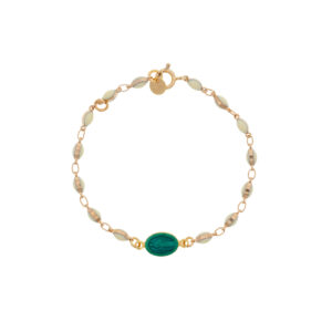 Luj Paris bracelet émaillé Orso blanc