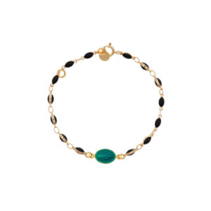 Luj Paris bracelet émaillé Orso noir
