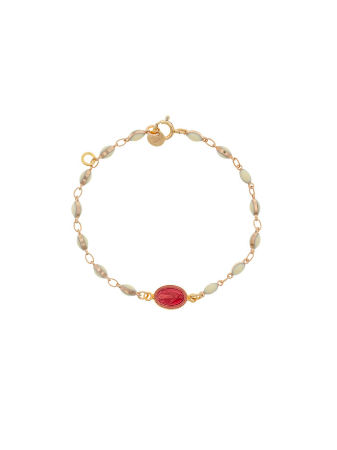 Bracelet Emaillé Santa Blanc – Luj Paris
