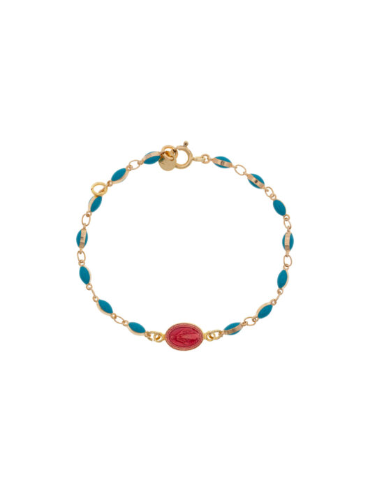 Bracelet Emaillé Santa Turquoise – Luj Paris