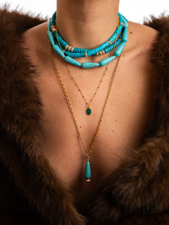 Collier Garance Turquoise – Luj Paris