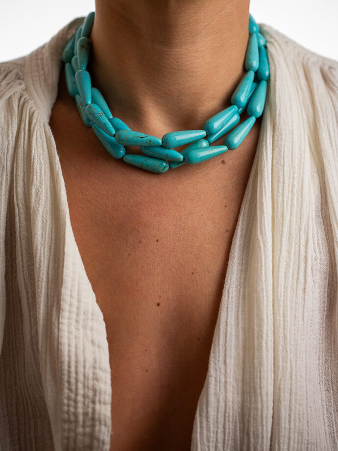 Collier Garance Turquoise – Luj Paris