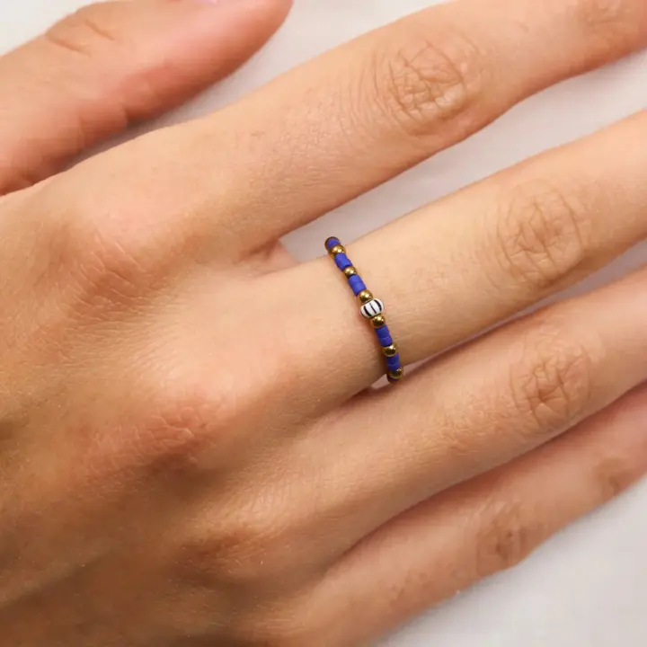 Bague Bliss Cobalt – Têtes Blondes