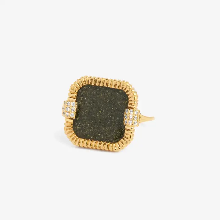Bague Strata T52 Pyrite – Leo Sedim
