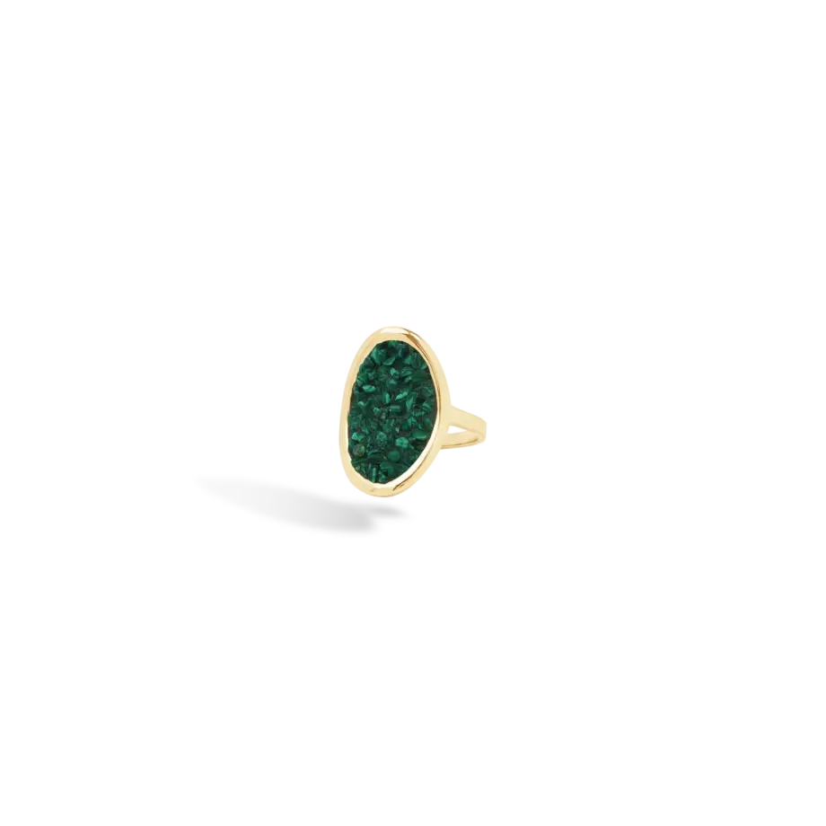 Bague Vitoria Jaspe Verte T54 – Léo Sedim