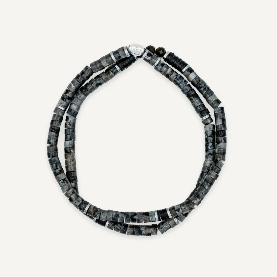Collier & Bracelet 2 Tours Toni Labradorite – Têtes Blondes