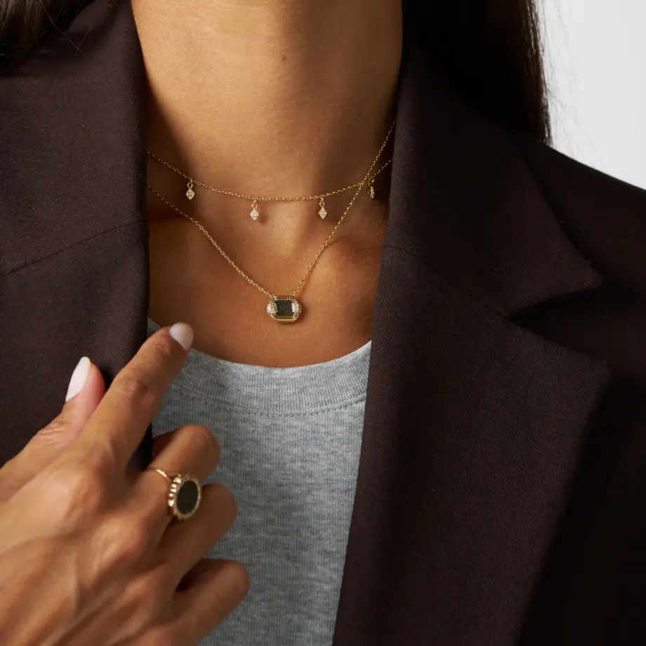 Collier Strata Médaillon – Léo Sedim