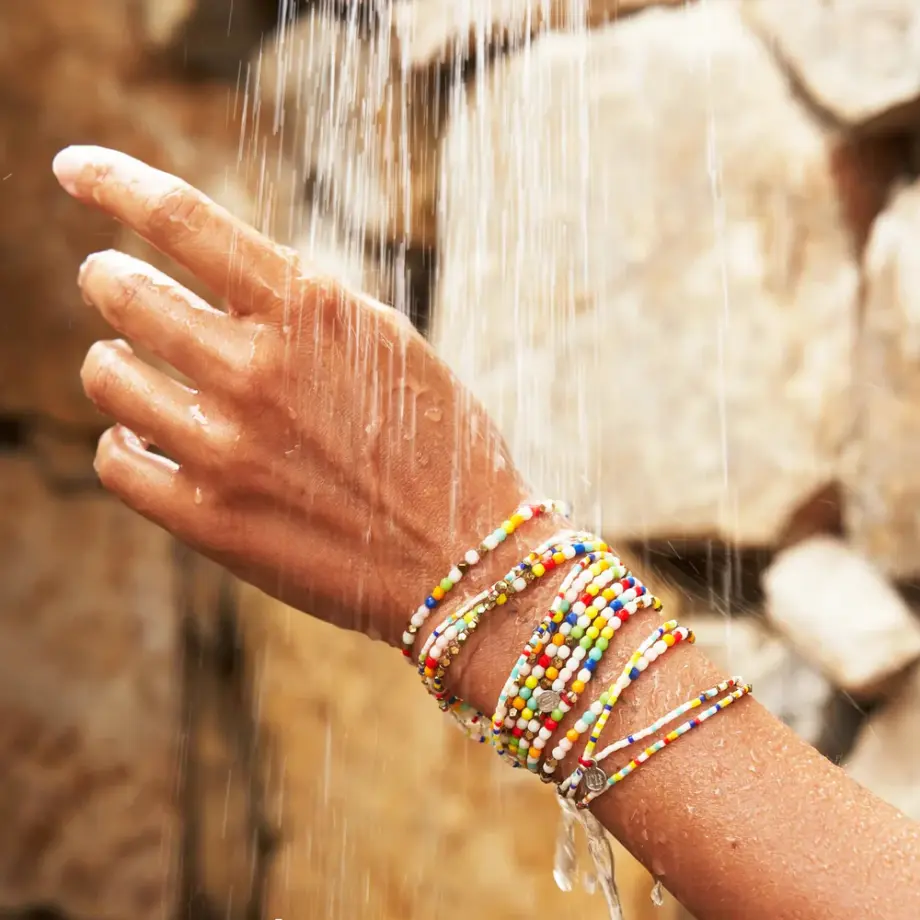 Collier & Bracelet 6 Tours Pampelonne Slim – Têtes Blondes