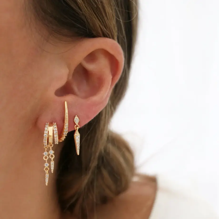 Boucle d&rsquo;Oreille Rising – Leo Sedim