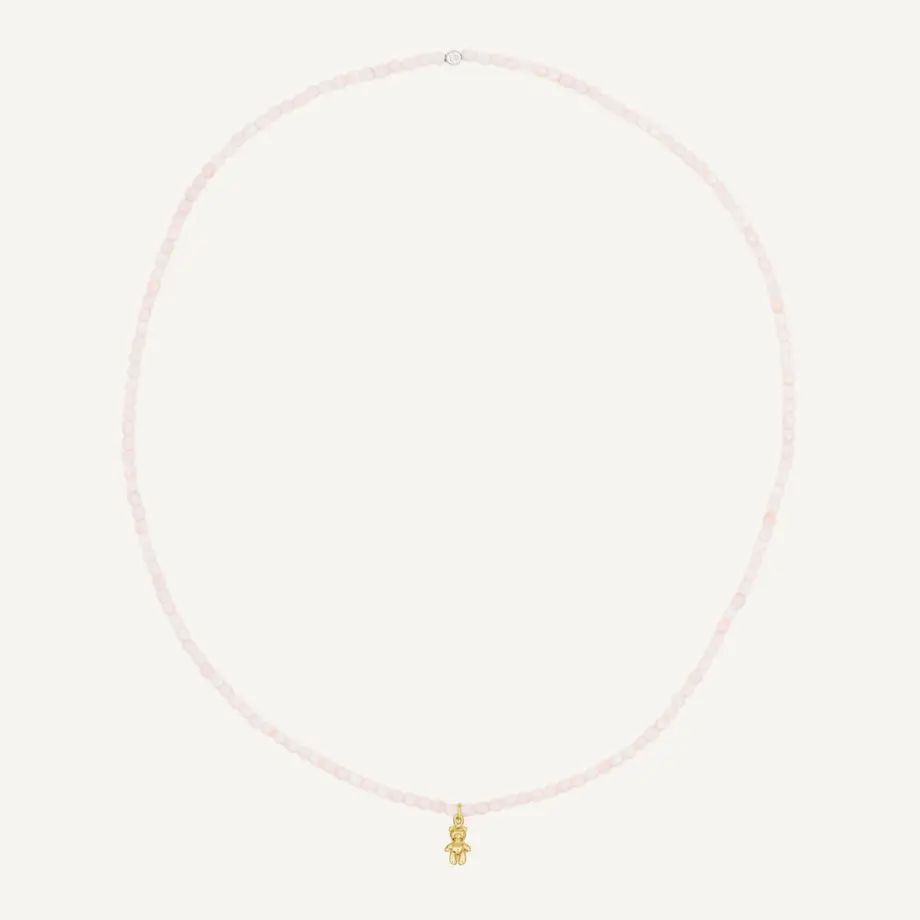 Bracelet 3 tours Rose Guimauve Doudou Dédé Doré – Têtes Blondes