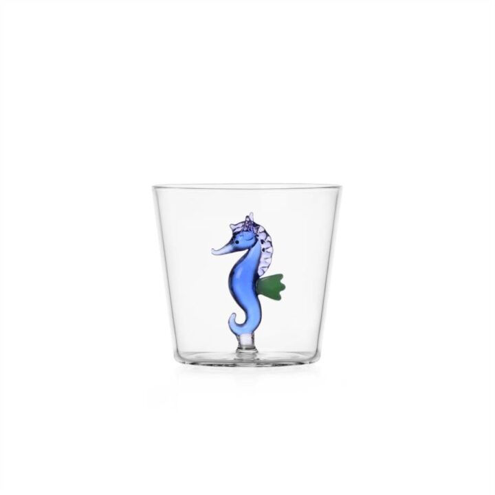Verre Hippocampe Bleu – Ichendorf Milano