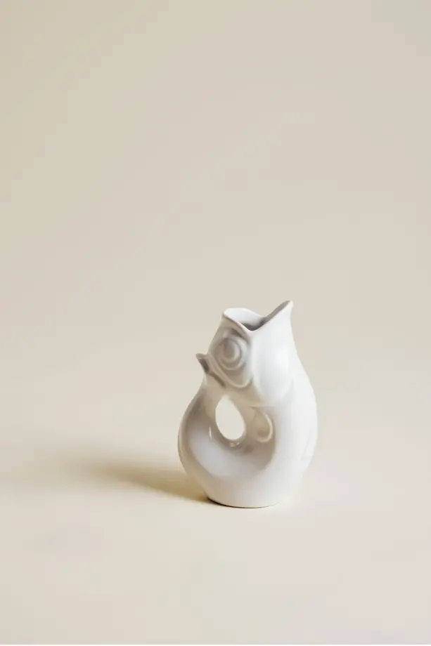 Carafe Glouglou Blanc Brillant – Charolles 1844