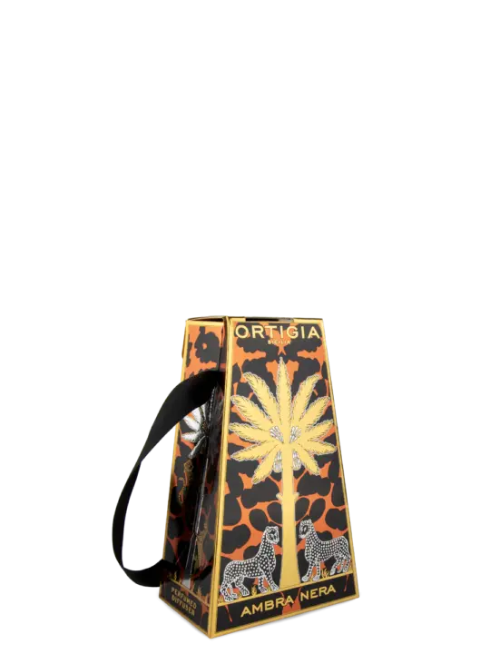 Diffuseur Decorated Ambra Nera 200ml – Ortigia Sicilia