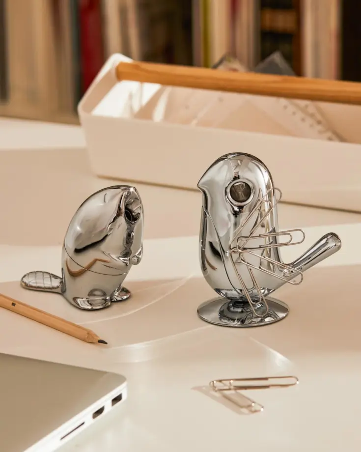 Porte-trombones Chip Alessi en forme d'oiseau