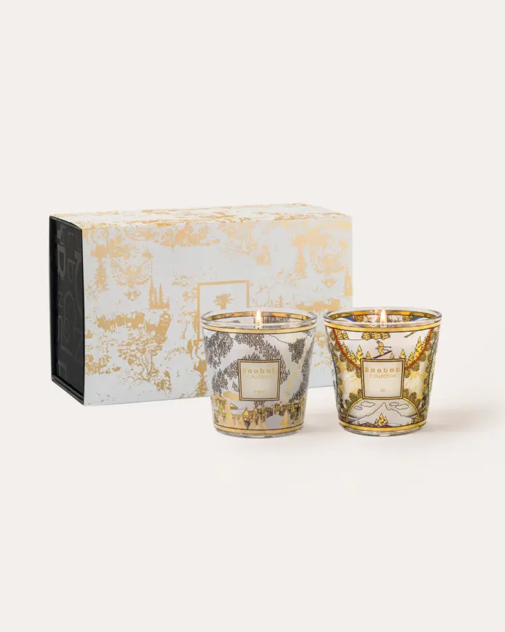 Coffret Duo de Bougies Ski 2027 Aspen – Baobab Collection