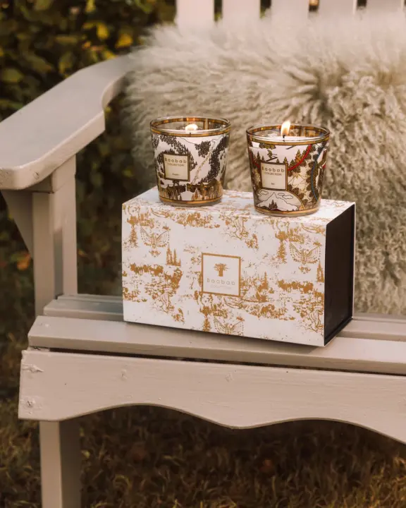 Coffret Duo de Bougies Ski 2027 Aspen – Baobab Collection