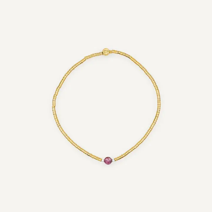 Collier AVA Tourmaline Rose – Têtes Blondes