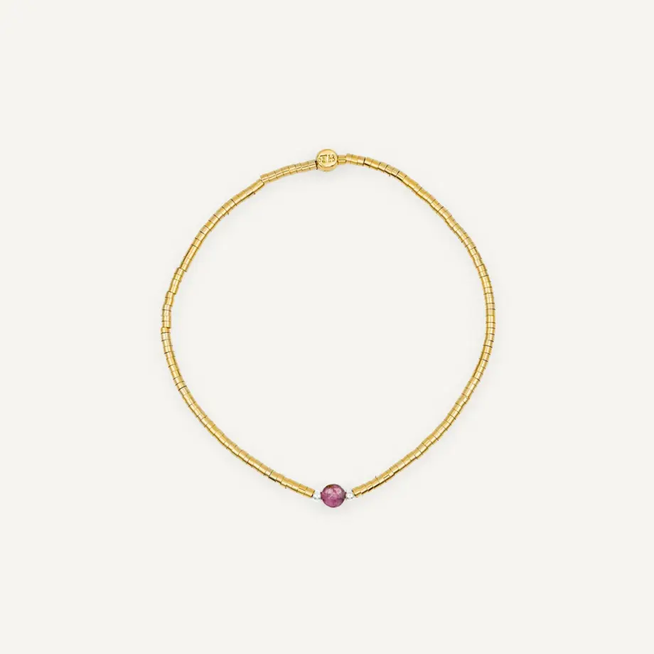 Collier AVA Tourmaline Rose – Têtes Blondes